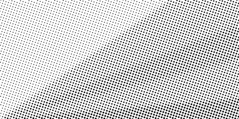 abstract Halftone vector background black and white dots shape