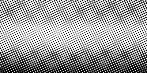 abstract Halftone vector background black and white dots shape