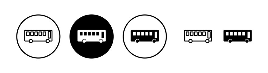 Bus icon vector illustration. bus sign and symbol. transport symbol