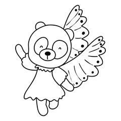 cute fairy animal, Spring Season illustration Element