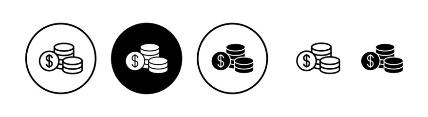 Money icon vector illustration. Money sign and symbol