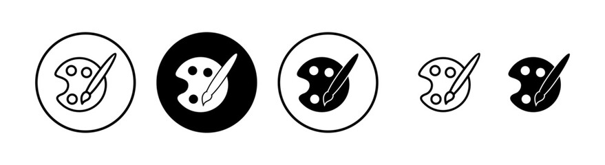 Paint icon vector illustration. paint brush sign and symbol. paint roller icon vector