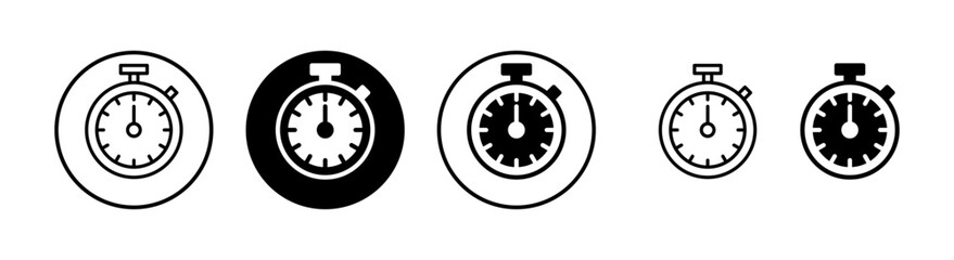 stopwatch icon vector illustration. Timer sign and symbol. Countdown icon. Period of time