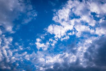 blue sky with clouds