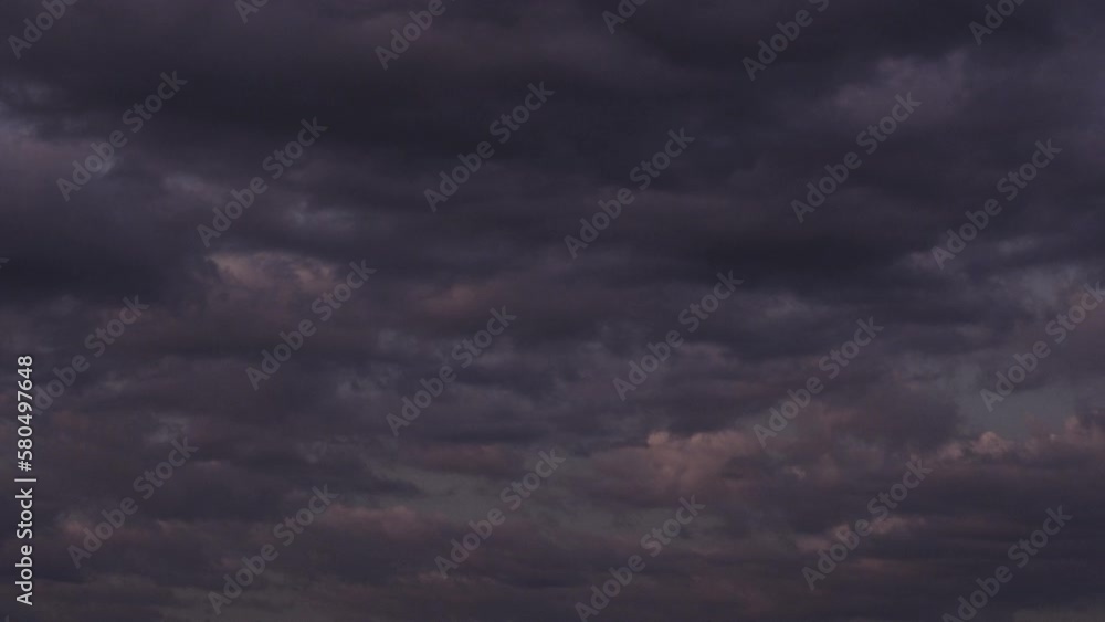 Poster dramatic sky with storm cloud on a cloudy day time lapse.