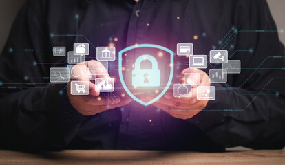 The concept of online transaction security Online authentication via smartphone encryption. Users...