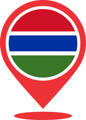 map location of Gambia 2023031176