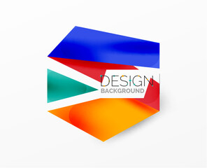 Background color abstract overlapping lines. Minimal composition vector illustration for wallpaper banner background or landing page