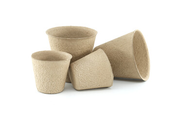 Biodegradable peat pots for vegetables herbs flowers