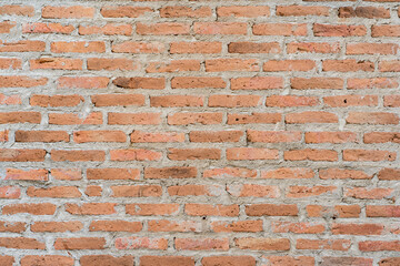 Obraz premium Red brick wall texture background