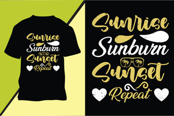 Beach T-shirt Design