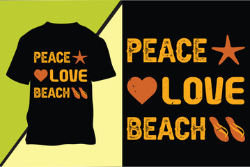 Beach T-shirt Design
