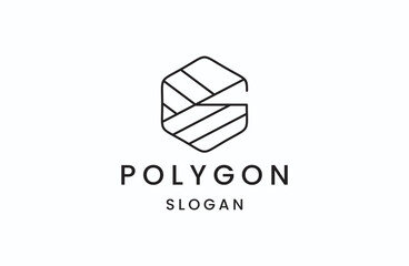 Fototapeta premium Letter G Vector Polygon Logo icon. Colorful Abstract Design template element logo icon