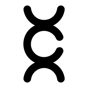 carcinogen glyph icon