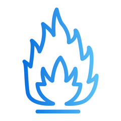 fire gradient icon