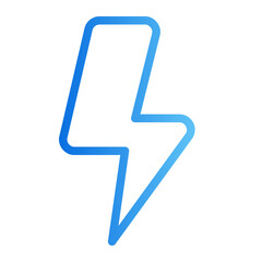 lightning gradient icon