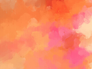 Colorful oil paint brush abstract background