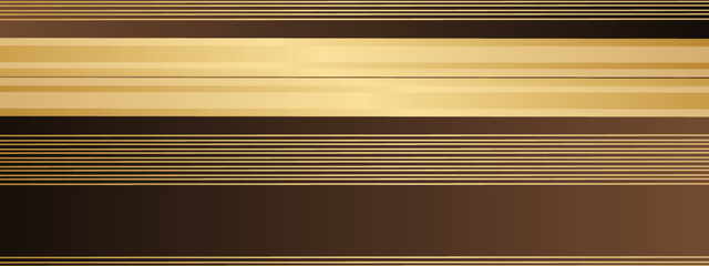 Modern brown gold wide banner background
