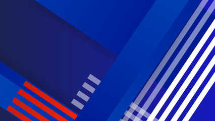 Abstract blue white and red background design