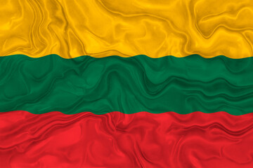 National flag  of Lithuania. Background  with flag of Lithuania.