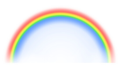 Fototapeta premium graphic rainbow with transparent effect.