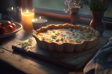 quiche created using Generative AI Technology