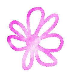 Abstract Flower Watercolor 