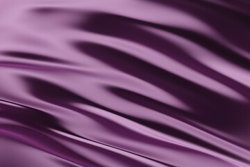 3Dで描かれた、はためく艶のある布