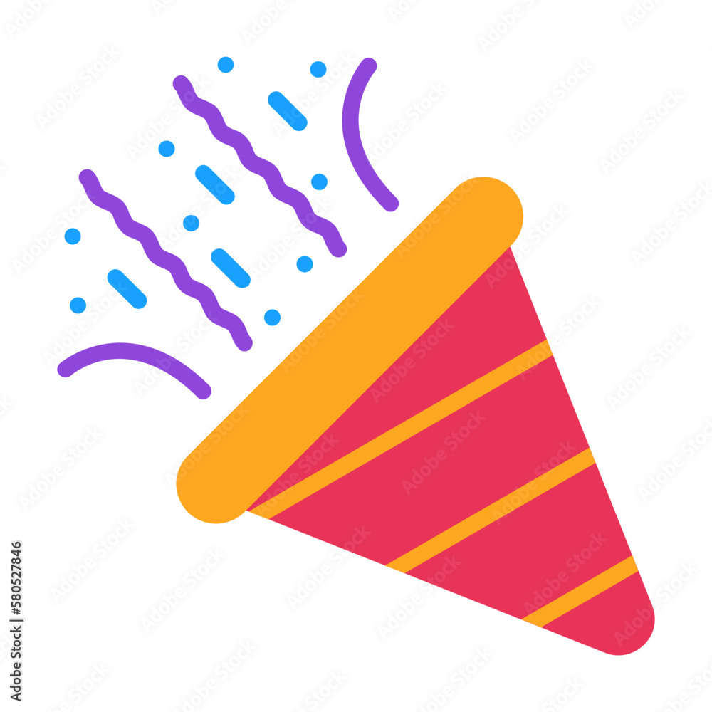 Poster celebration icon