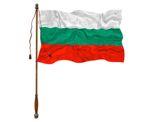 National flag of Bulgaria. Background  with flag  of Bulgaria