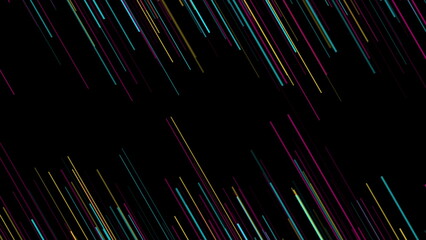 Colorful minimal lines abstract futuristic tech background
