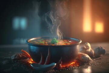 soup created using Generative AI Technology