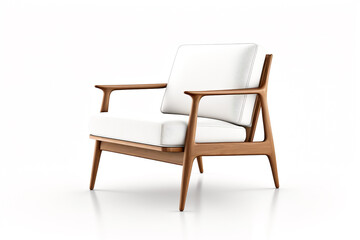 A luxurious chair on white background