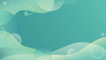 Abstract geometric background of fluid liquid and dynamic shapes. Wallpaper gradient with liquid shape. Illustration colorful template banner with soft curve and wave.