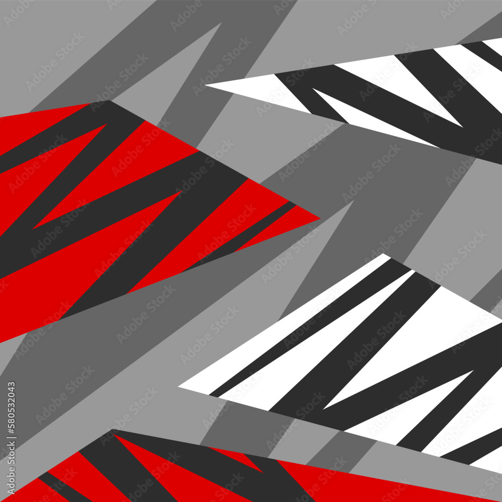 Aufkleber abstract background with irregular stripe and zigzag line pattern