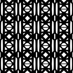 Vector monochrome pattern, Abstract texture for fabric print, card, table cloth, furniture, banner, cover, invitation, decoration, wrapping.seamless repeating pattern.Black and 
white color.