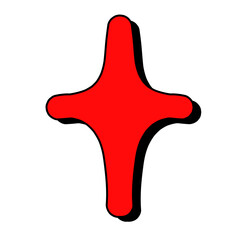 Obraz premium Retro Abstract Shape