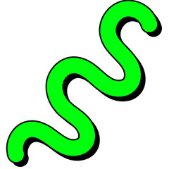 Naklejka premium Retro Abstract Shape