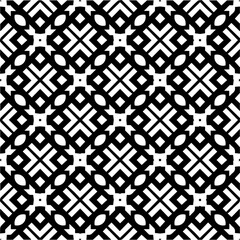 Vector monochrome pattern, Abstract texture for fabric print, card, table cloth, furniture, banner, cover, invitation, decoration, wrapping.seamless repeating pattern.Black and 
white color.