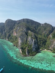 Beautiful Drone Footage of Koh Phi Phi, where the famous movie 