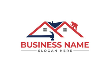Restorations, Construction, Building, handyman Logo icon