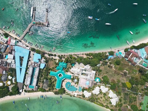 Beautiful Drone Footage of Koh Phi Phi, where the famous movie "The Beach" was filmed with Leonardo DiCaprio