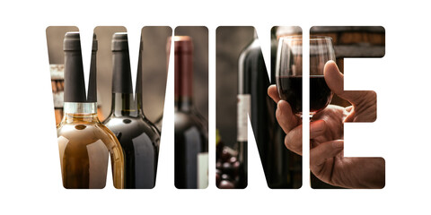 Wine and fine drinking concept