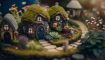 Obraz premium fairy garden