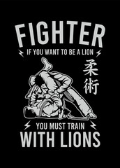 TRAIN WITH THE  LION JIU JITSU
