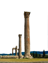 athens coluns of zeus temple greece