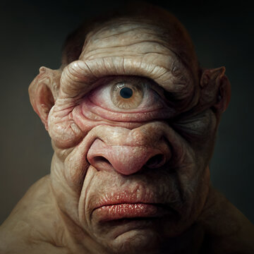 Zyklop Einaugenportrait