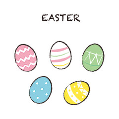 イースターエッグ5個セット(カラー)