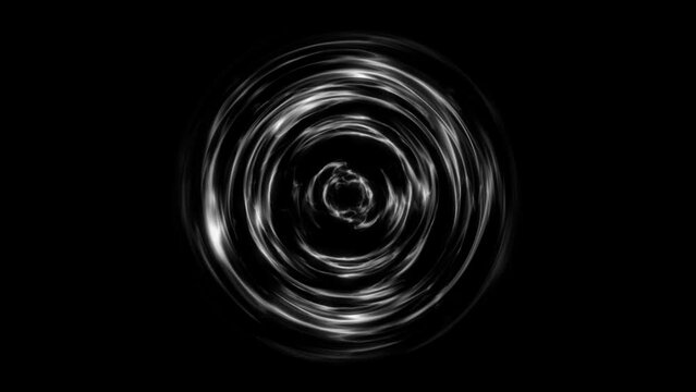 Water wave ripple diffusion animation transparent channel