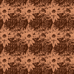 Abstract Boho Seamless Pattern Background